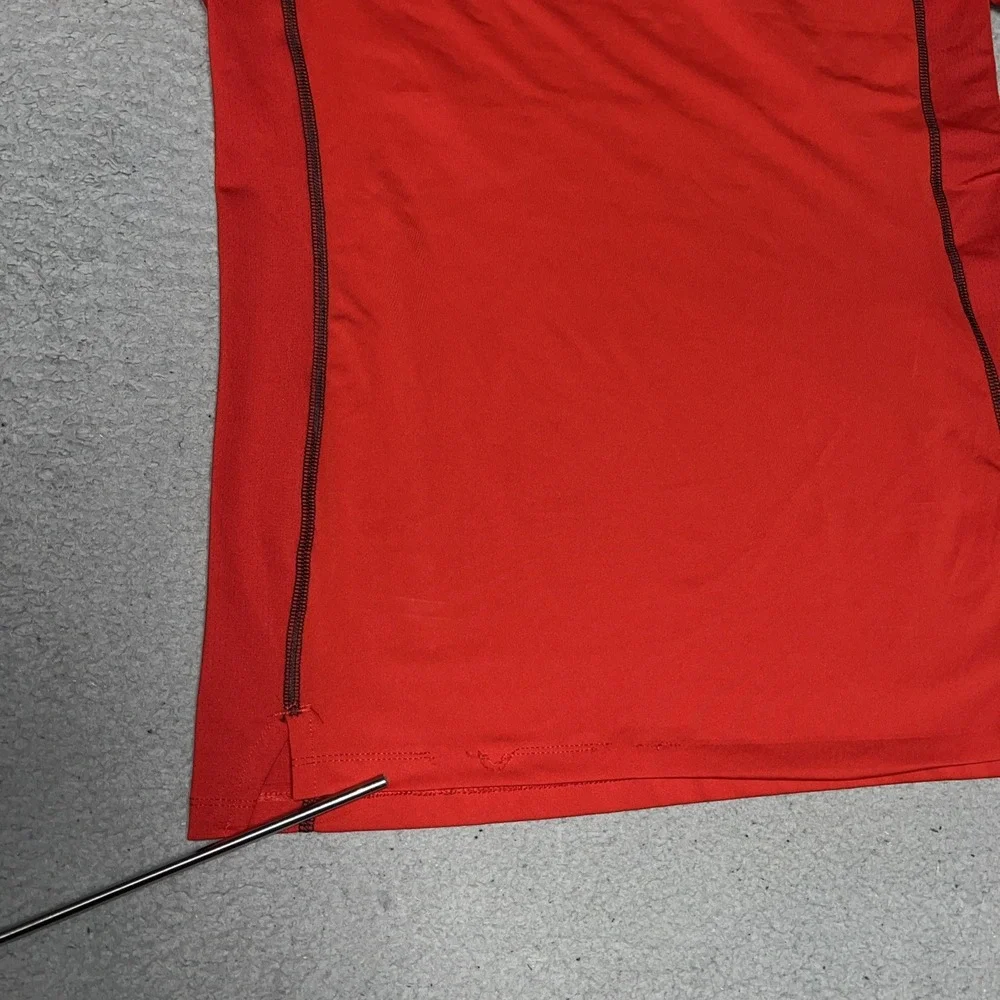 Nike Pro Shirt Men's Sz S Red Slim Fit Dri-Fit Athletic Training Top DD1992-657
